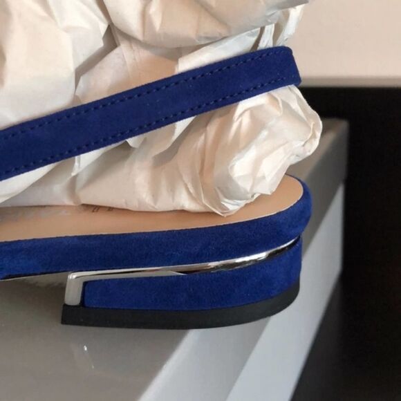 Aquatalia Adina Blue Suede sandal NWT - Picture 6 of 7